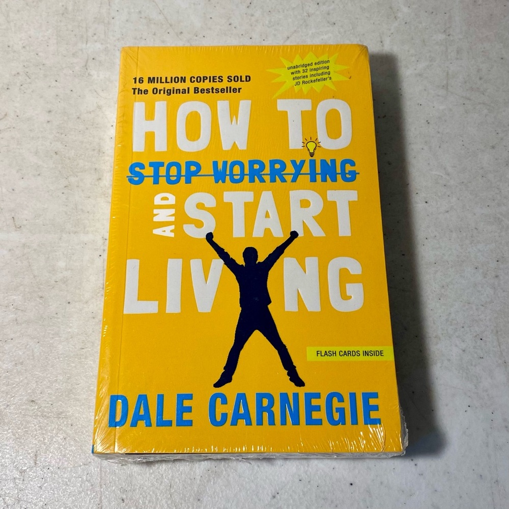 How To Stop Worrying And Start Living by Dale Carnegie Paperback Book